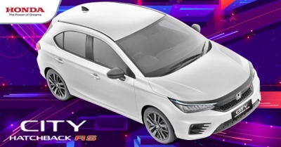 Warna Platinum White Pearl New Honda City Hatchback RS